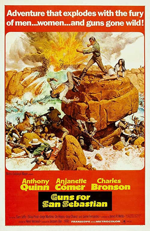 دانلود دوبله فارسی فیلم Guns for San Sebastian 1968